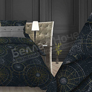 КПБ Бояртекс бязь Евро 319 Созвездие в.8/3 Черный (N)