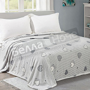 Клео Плед Бамбук микрофибра CL HOME 150*200 150/237-pbe/CL в кольце ПВХ