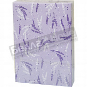 Люксония Простынь трикотаж наб. на резинке  90*200/20 Лаванда Сиреневый