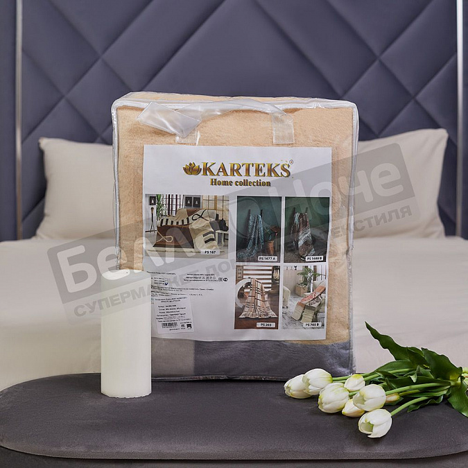 Картекс Плед Хлопок Софт Комфорт 180*220 PD 165B