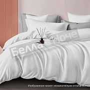 SOVE Монотоне Простынь сатин гл/кр на резинке 160*200/35  Optikal White Белый
