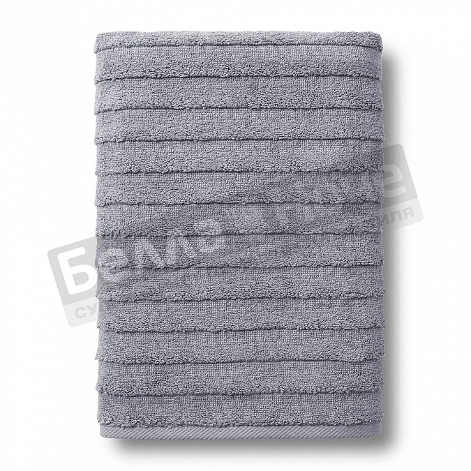 Детальная картинка товара «веросса полотенце махр. гл/кр steps texture 70*140 графит»