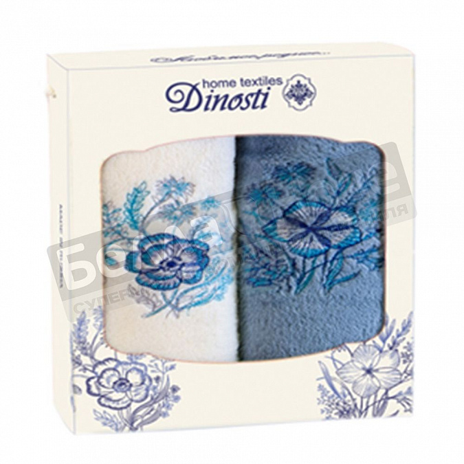 Детальная картинка товара «диности 2 пр. кухон. м/ф 2- 33*60 дмф-814 синие цветы»