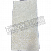 Авангард Полотенце махр. гл/кр жакк С81-ЮА 70*140 рис.6599 Вензель в.196 Желтый воск