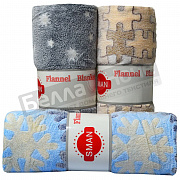 Сман Плед Велсофт 150*200 легкий FL3204 Ассорти