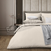 Веросса Простыня страйп- сатин Евро 220*240 70243 Antique White