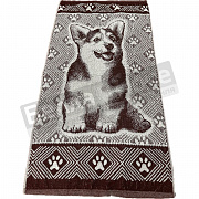 Авангард Полотенце махр. пестр. 50*90 С106-ЮА рис.7876 Корги-малыш