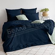 КПБ Веросса сатин-люкс 2,0 сп. 70175 Twilight blue нав.2-70*70