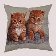 Гобелен Плюс наволочка 50*50 Котята Узор