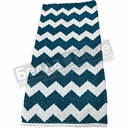 Авангард Полотенце махр. пестр. 70*140 С81-ЮА рис.7202 Зигзаг Отбелка- прибой