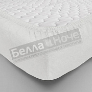 Люксония Простынь поплин гл/кр на резинке 200*200/20 Белый