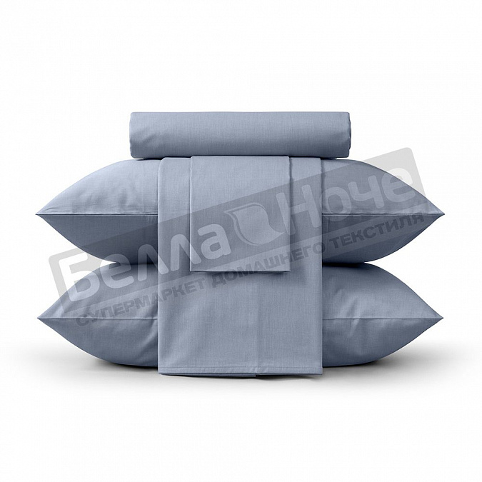 КПБ Веросса Melange 1,5сп. indigo нав.2-70*70