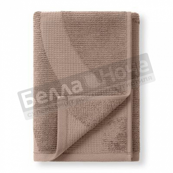 Детальная картинка товара «веросса полотенце махр. гл/кр wave texture 50*90 молочный шоколад»