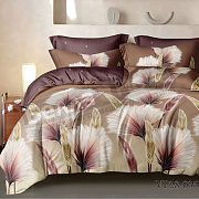 КПБ Люксония поплин Евро с натяжной простыней 180*200 Колоски 