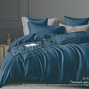 КПБ Luxor сатин гл/кр 1,5сп. диз. № 19-4118 Темный деним (N)