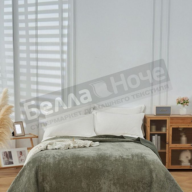 Детальная картинка товара «romance однот. с вышивкой 220*240 joy jh-01 green»