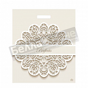 Пакет ПЭ с вырубной ручкой 48*42+3 Тико Перфекто Гипюр