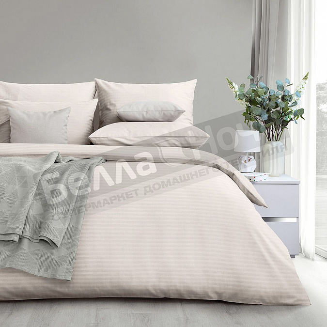 Детальная картинка товара «кпб веросса страйп евро 70243 antique white»