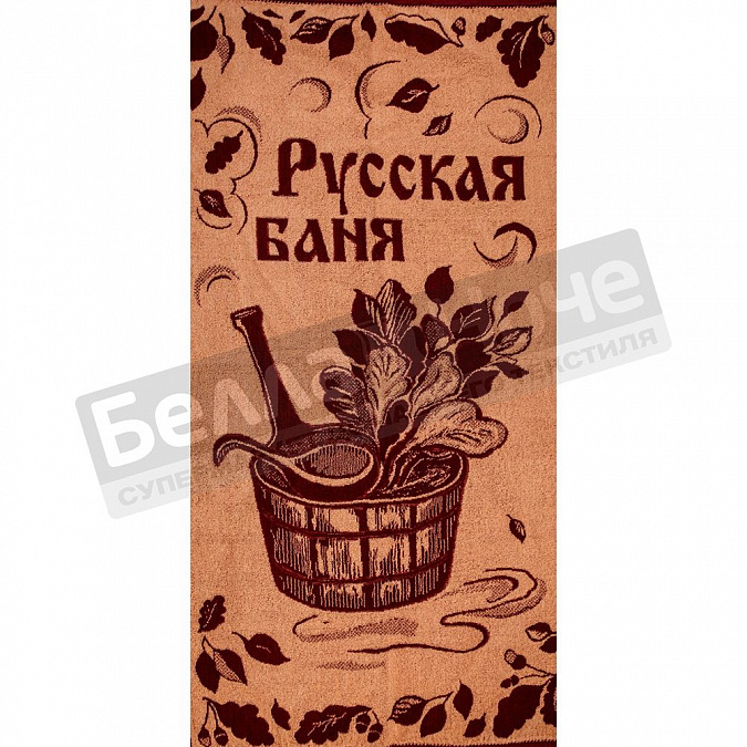 Детальная картинка товара «авангард полотенце махр. пестр. 70*140 с81-юа рис.1318 русская баня»
