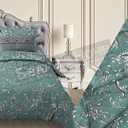 КПБ Бояртекс бязь Евро 202 Валенсия в.3/10 Бирюзово-зеленый