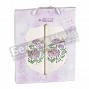 Диности 2 пр. К-т полотенец м/ф 50*90+70*140 БСМФ-14 Хризантема