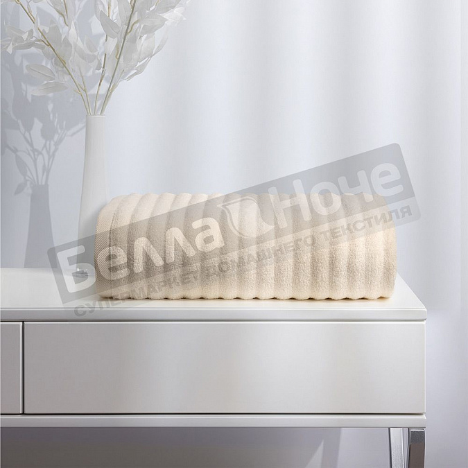 Детальная картинка товара «софт сильвер полотенце махр. wave tactile 100*150 s006/0203v 2с экрю»