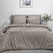 КПБ ВН Страйп-дизайн поплин 1,5сп. 8709/11 Coffee cream нав.2-70*70