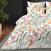 КПБ Веросса сатин-люкс Евро 30231/2 Bright tulip нав.2-50*70+ 2-70*70